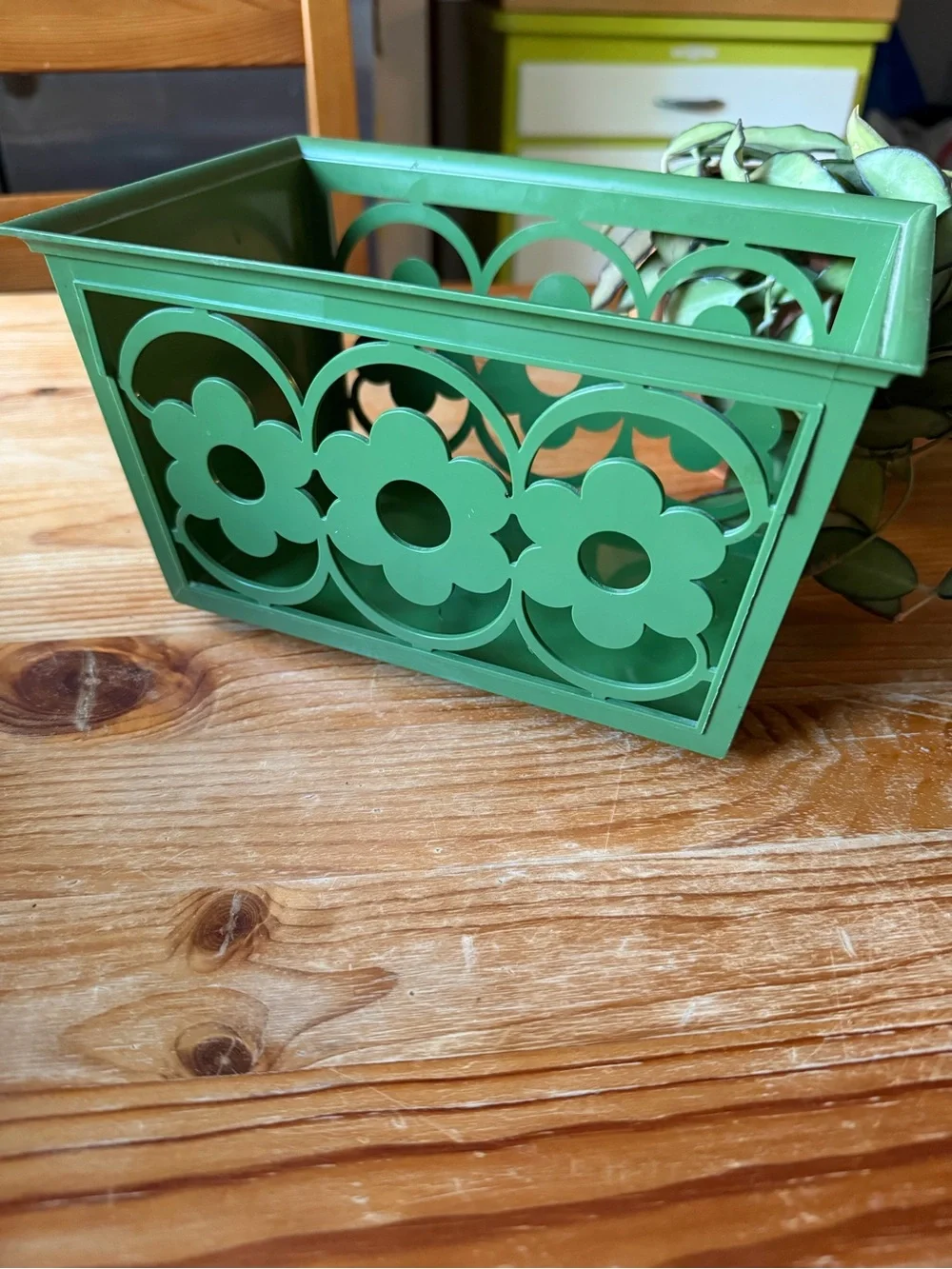Vintage Flower Bin